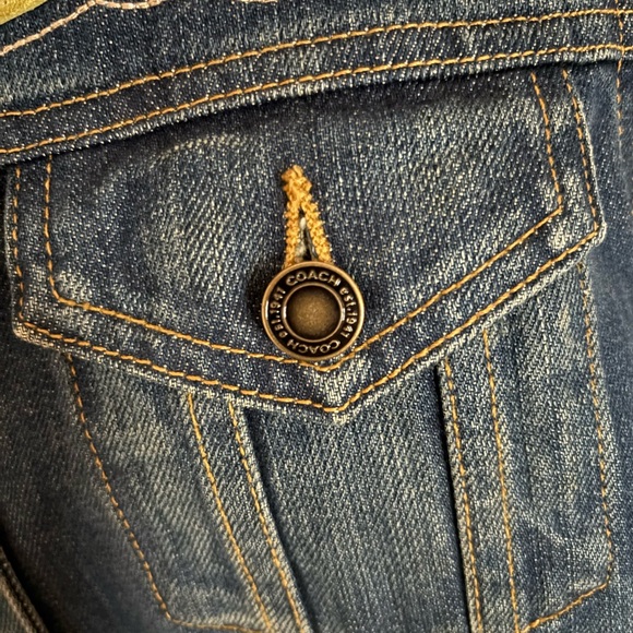 Stunning vintage Coach jean jacket - Picture 4 of 7
